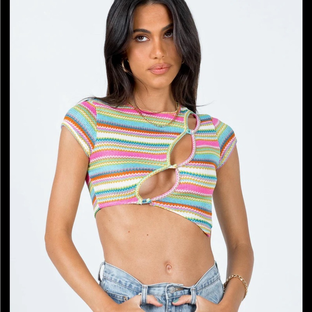 Princess polly cut out top - DIANELLA TOP MULTI